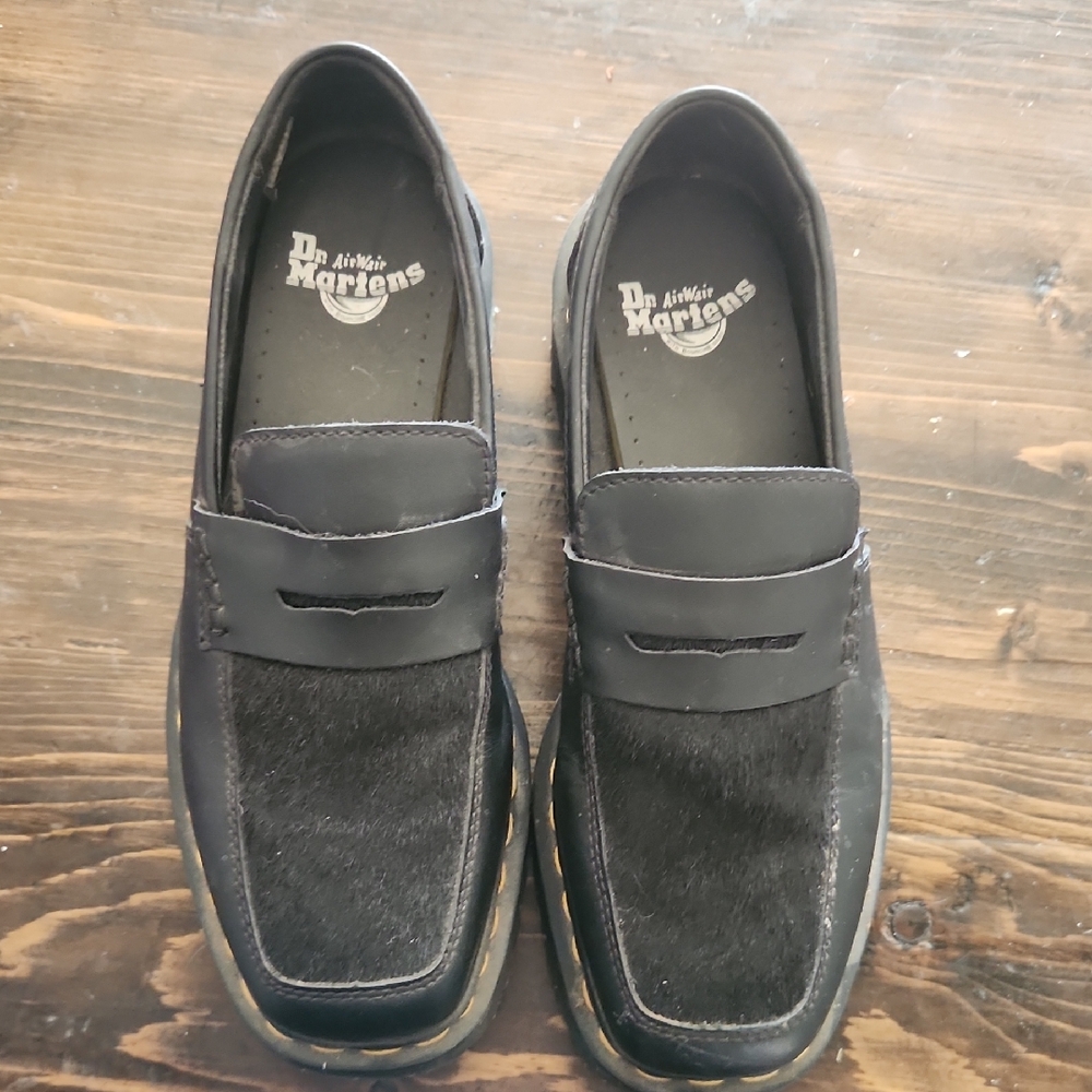 Dr. Martens Black Leather Loafers